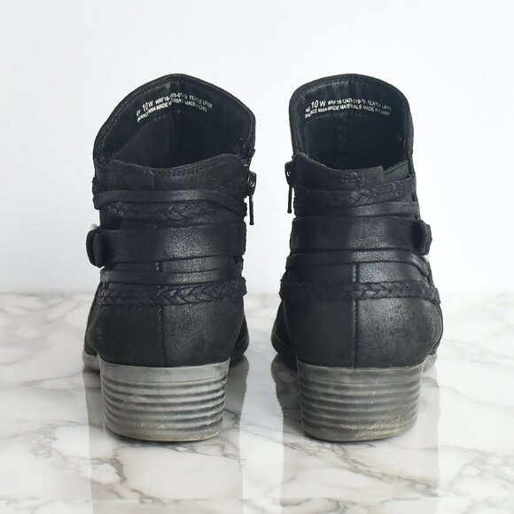 YUU Norah Zip-up Suede Ankle Bootie Size 10 - Picture 5 of 8